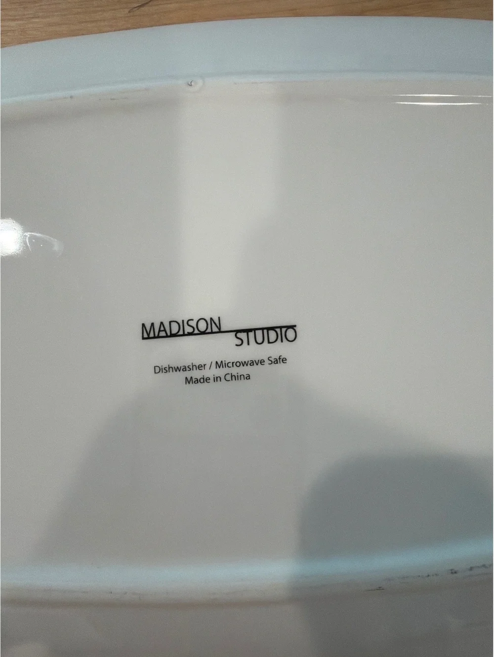 Madison Studio Simply Beautiful Oval Serving Platter with Lemon Design